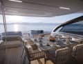 The flexible dining area is nicely shaded.