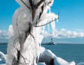 Eiskunst vor dem Molenfeuer	von Sassnitz auf Rügen
