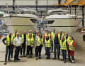 15 SBC members experienced an exciting day at the Bavaria yacht shipyard in Giebelstadt