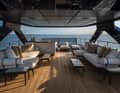 The sun deck alone measures 75 square metres.