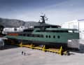 Den 58 Meter langen Stahl-Alu-Explorer zeichnete Azure Yacht Design. Gebaut wurde er in Antalya.