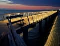 The illuminated pier, here in an animation