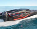Zwei 450-PS-Mercury bringen die Superfast 46 auf Trab.