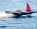 Phelim Kavanagh and Lisa Caussin Battaglia at the wheel for Team Blue Rising