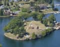 Für rund 1,8 mio. Euro gibt es auf St. Elmo Island im US-Bundesstaat New York zwar nicht viel Land, aber eine gute Lage im Sankt Lorenz-Strom.