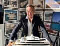 Stefano Pastrovich präsentiert die Kreuzfahrt-Yacht für Fans von Boutique-Hotels.