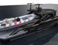 More provider than tender: "Iceman" takes the Williams 435 Sportjet "piggyback" via a winch in the cockpit. The 9.55-metre-long single structure was built at Cantiere delle Marche from aluminium and carbon according to Valerio Rivellini's specifications