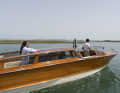 Per Wassertaxi durch die Lagunenstadt Venedig mit Uber boat