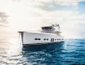 Sportliche 23 Meter: Das Styling der Karbonyacht übernahm Nuvolari Lenard
