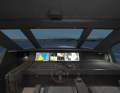 Darkened bridge with driving position