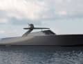 Ein Carbon-Hardtop schützt den Loungebereich, ohne die schlanke Linienführung zu beeinträchtigen.