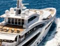 Bei 16 Knoten Topspeed und einem Verbrauch von 786 Litern die Stunde bewältigt „Vol­pini 2“ beachtliche 3000 Seemeilen