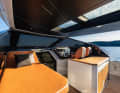 You have a good view of the steering position from the lounger.