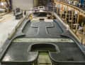 Organic moulds: The deck mouldings are almost finished before they are glued to the main structure of the hull