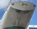 Die „Athos“ auf dem Weg zum Umbau … 