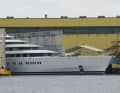 Launch von „Azzam“, 5.4.2013, Bremen-Vegesack