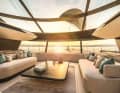Le viste migliori: la kite lounge sul ponte principale anteriore.