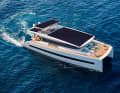 Silent 80: The Austrian brand relies on fixed or elevating solar cells, electric motors and Casali's cat expertise, which dates back to the 2000s, for the highly customisable 58-tonner.