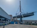 La Farr-Riss, lunga complessivamente 29,24 metri, ha un pescaggio massimo di 5,50 metri.