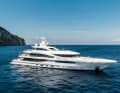 Major client Amels: The plumage of a swan served as inspiration for the Amels 200, here "Volpini 2"