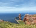 Famous landmark: Lange Anna, a towering rocky spire on the north-west tip of Heligoland