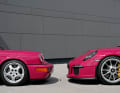 Treffen sich der 911 Carrera RS (964) und der 911 R (991) in der außergewöhnlichen Farbe Sternrubin, die ein Comeback feierte