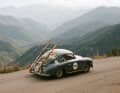 Alles auf Anfang: das Porsche 356 A Coupé als ältestes Fahrzeug beim Gipfeltreffen