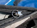 A ring or strap supplied ensures that the zip can be operated easily afterwards (4). In some cases, the new zip is a little slower than the original.