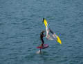 1. pick up some speed before jibing and check the free space to leeward. Wings with sail windows have an absolute advantage over wings without windows, especially at busy spots, because they offer a much higher level of safety.
