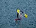 2. move the back foot slightly towards the leeward edge and initiate the turn to leeward by carefully loading the edge