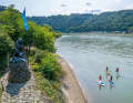 Die Loreley auf ihrem Felsen