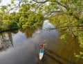 South of the Allermöhe regatta course it becomes quiet and picturesque.