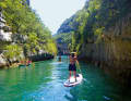 In the lower Verdon, the river flows through the Lac de Sainte Croix. Be sure to avoid July - this is when the French have their summer holidays.
