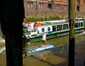 Small speed check by Kai with a barge in the Speicherstadt