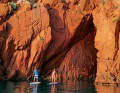 Cannes can do both: urban city paddling on the Côte d'Azur or pure wilderness in the Estérel National Park.