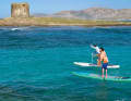 The SUP team travelled to Sardinia (here: Stintino) in mid-February for the photo shoot and the first tests. However, the boards then completed most of their test kilometres on Bavarian and northern Italian lakes.