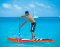 Concentrate on holding it vertically and its blade at a right angle to the edge of the board