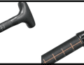 LiteVenture (left) is available in two basic lengths. Red has infinitely variable adjustment.