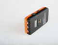 The Indiana rechargeable battery with lithium technology is external, lightweight, quite powerful and can basically power any pump, while also serving as a USB power bank with 6000 mAh and as a torch