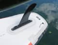 Clean water tear-off at the sharp edge at the rear.