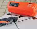 Red Paddle Ride 10'8'' x 34.0'': The scope of delivery includes a buoyancy chamber and a small waterproof bag with the repair kit, which is also useful for other purposes.