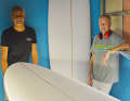 Für Waveboards steht Shaper Glen D’Arcy zur Seite.