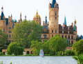 We're not sure which is more beautiful - the view from the water to Schwerin Castle or vice versa.