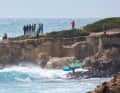 Under the spell of the magic of Sardinia. The powerful waves of Capo Mannu can only be reached via a rocky entrance or after a long cross.