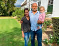Jasmin, Ralf and daughter Leni feel at home in Cape Town.