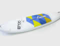 The Ensis Samba shows the correct foot position with colour markings on the deck