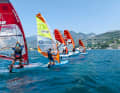 Foil-Training am Lago. Die Jugend schießt voraus – Coach Müller hinterher.