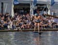 Anne Unruf was the only woman in the 15-strong starting field