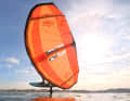 We were able to test the Naish Atom Wing in size 7.0sqm