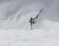 A classic rail ride - but on a white water roller instead of a longboard in light winds